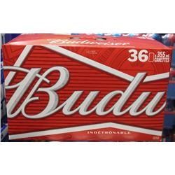 CASE OF BUDWEISER 36 CANS