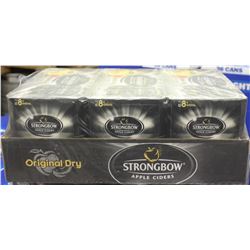 FLAT OF STRONGBOW  APPLE CIDER 24 CANS