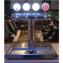 4 TAP BEER TOWER DISPENSER