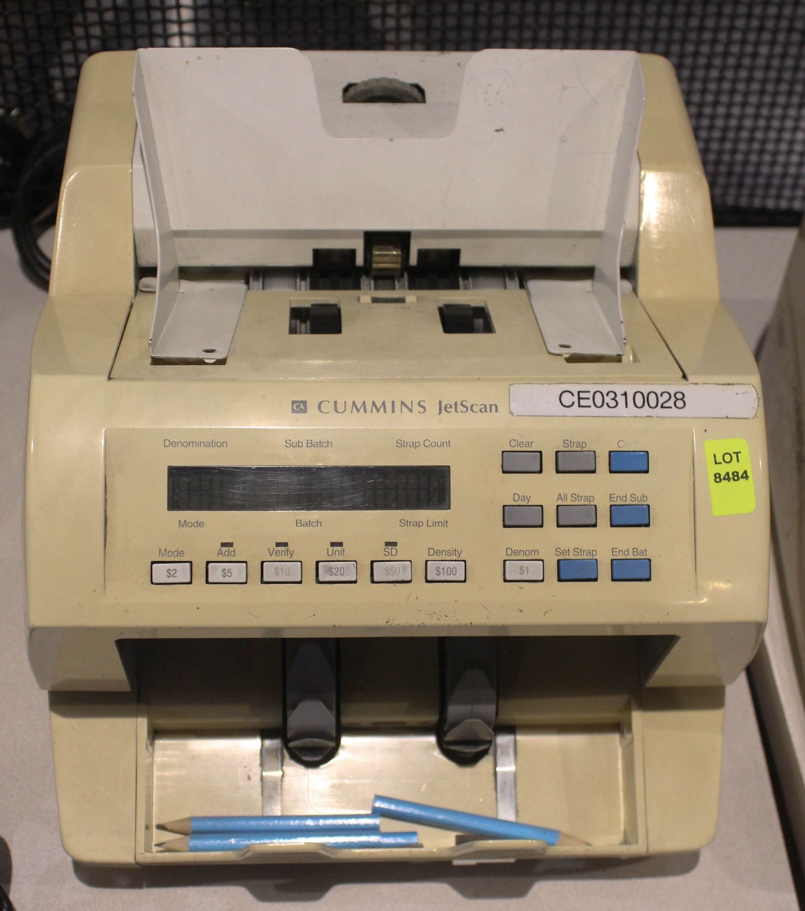 Jet Money Machine CUMMINS UNIVERSAL JETSCAN MONEY COUNTER MACHINE