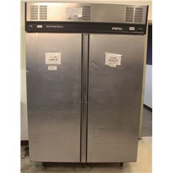 FOSTER 2 DOOR STAINLESS STEEL HALF COOLER HALF