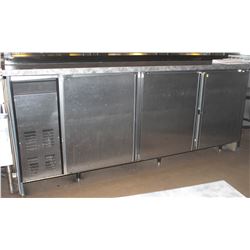 FOSTER 3 DOOR STAINLESS STEEL BACK BAR COOLER