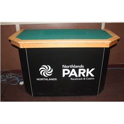 BLACKJACK TABLE W/ NORTHLANDS LOGO