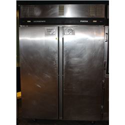 FOSTER 2 DOOR STAINLESS STEEL HALF COOLER HALF