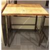 Image 1 : BUTCHER BLOCK TABLE