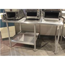 5FT STAINLESS STEEL PREP TABLE
