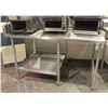 Image 1 : 5FT STAINLESS STEEL PREP TABLE