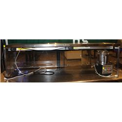 S/S SINGLE OVER SHELF W/ SNEEZE GUARD