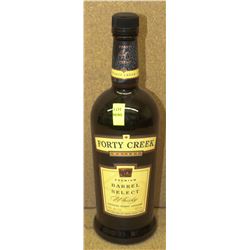 BOTTLE OF FORTY CREEK PREMIUM BARREL SELECT WHISKY