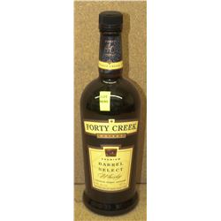 BOTTLE OF FORTY CREEK PREMIUM BARREL SELECT WHISKY