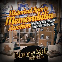 SIGN UP EARLY FOR FEBRUARY 24th SPORTS MEMORABILIA