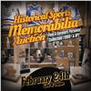 SIGN UP EARLY FOR FEBRUARY 24th SPORTS MEMORABILIA