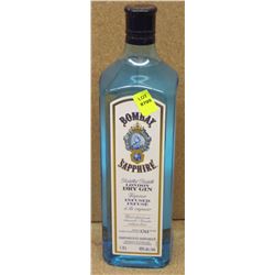BOTTLE OF BOMBAY SAPPHIRE LONDON DRY GIN
