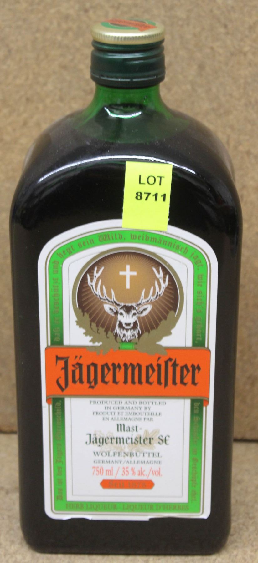 BOTTLE OF JAGERMEISTER Kastner Auctions