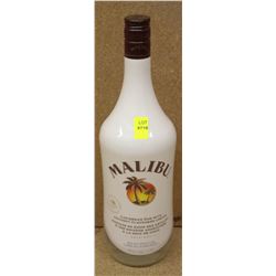 BOTTLE OF MALIBU CARIBBEAN RUM  W/ COCONUT