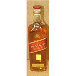 BOTTLE OF RED LABEL JOHNNIE WALKER SCOTCH WHISKEY