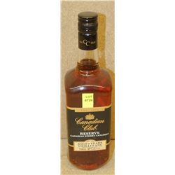 BOTTLE OF CANADIAN CLUB RESERVE WHISKY