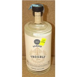 BOTTLE OF HANSEN TROUBLE GIN