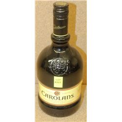 BOTTLE OF CAROLANS IRISH CREAM LIQUOR