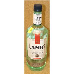 BOTTLE OF LAMB'S WHITE RUM