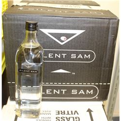 12 BOTTLES OF SILENT SAM PURE VODKA