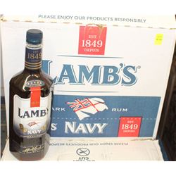 12 BOTTLES OF LAMB'S NAVY RUM