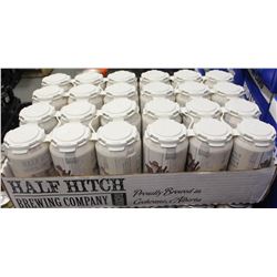 24 CANS OF HALF HITCH PAPA BEAR BEER