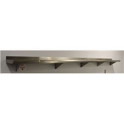 2 STAINLESS STEEL WALL SHELF