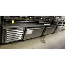 3 DRAWER STAINLESS STEEL REFRIGERATED EQUIPMENT