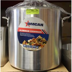 OMCAN 30 QT ALUMINUM STOCK POT WITH LID