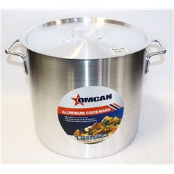 OMCAN 24 QT ALUMINUM STOCK POT WITH LID