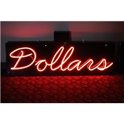 NEON DOLLARS SIGN