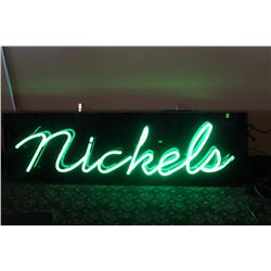 NEON NICKEL SIGN