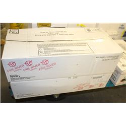 2 BOXES OF FIRE RIVER BEEF BURGERS