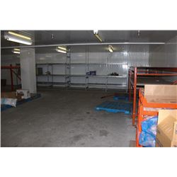 8 SECTION OF PALLET RACKING & 8 SECTION OF EZ-RECT