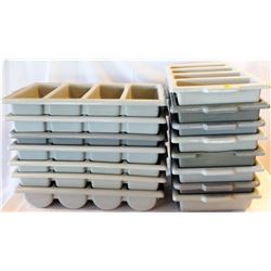15 COMMERCIAL KITCHEN CUTLERY TRAYS