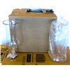 Image 1 : CASE OF NEW CLEAR PLASTIC 15 OZ FLUTE-STYLE