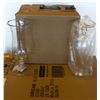 Image 1 : CASE OF NEW CLEAR PLASTIC 15 OZ FLUTE-STYLE