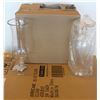 Image 1 : CASE OF NEW CLEAR PLASTIC 15 OZ FLUTE-STYLE