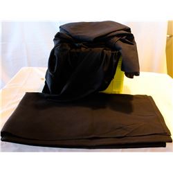 MILK CRATES OF BLACK TABLETOPS