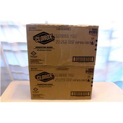 6 JUGS(2 BOXES) OF CLOROX BLEACH-3.58 L / JUG