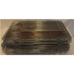 LOT OF APPROX 22 STAINLESS STEEL COOLING RACKS