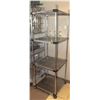 Image 1 : 4 TIER STAINLESS STEEL METRO RACK 24"X24"X74"