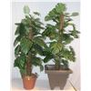 Image 1 : TWO APPROX. 4' TALL ARTIFICIAL PLANTS