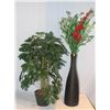 Image 1 : TWO COUNTER TOP ARTIFICIAL PLANTS ONE IN POT ONE