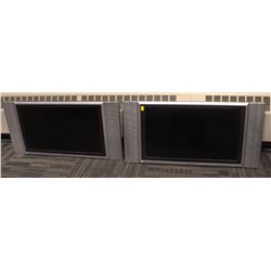 LOT OF 2 SHARP AQUOS 26" LIQUID CRYSTAL TV'S