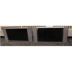 LOT OF 2 SHARP AQUOS 26" LIQUID CRYSTAL TV'S