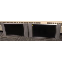 LOT OF 2 SHARP AQUOS 26" LIQUID CRYSTAL TV'S