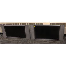 LOT OF 2 SHARP AQUOS 26" LIQUID CRYSTAL TV'S
