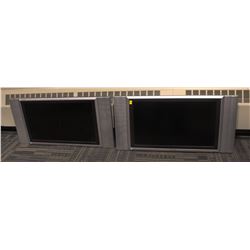 LOT OF 2 SHARP AQUOS 26" LIQUID CRYSTAL TV'S